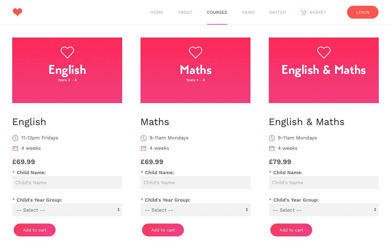 Online courses