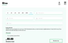 Donation forms